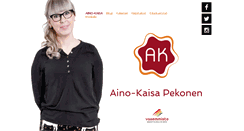 Desktop Screenshot of aino-kaisa.fi